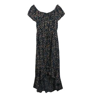 Indulge Flora High/Low  On/Off Shoulder Dress - Sz M